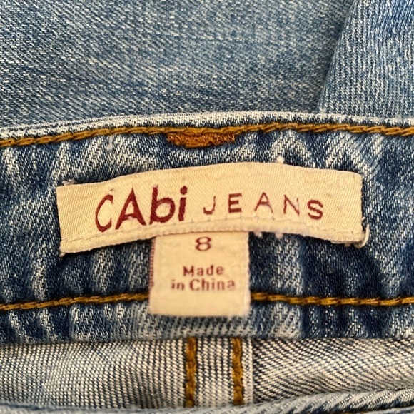 CAbi Ruby skinny light wash jeans size 8 - Picture 7 of 10